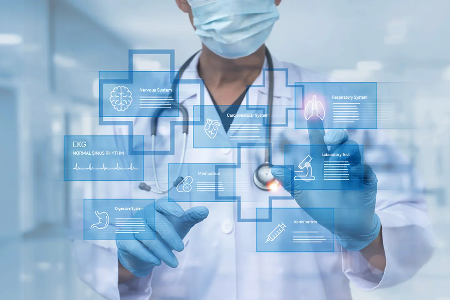 A healthcare professional who accesses an electronic patient record system.