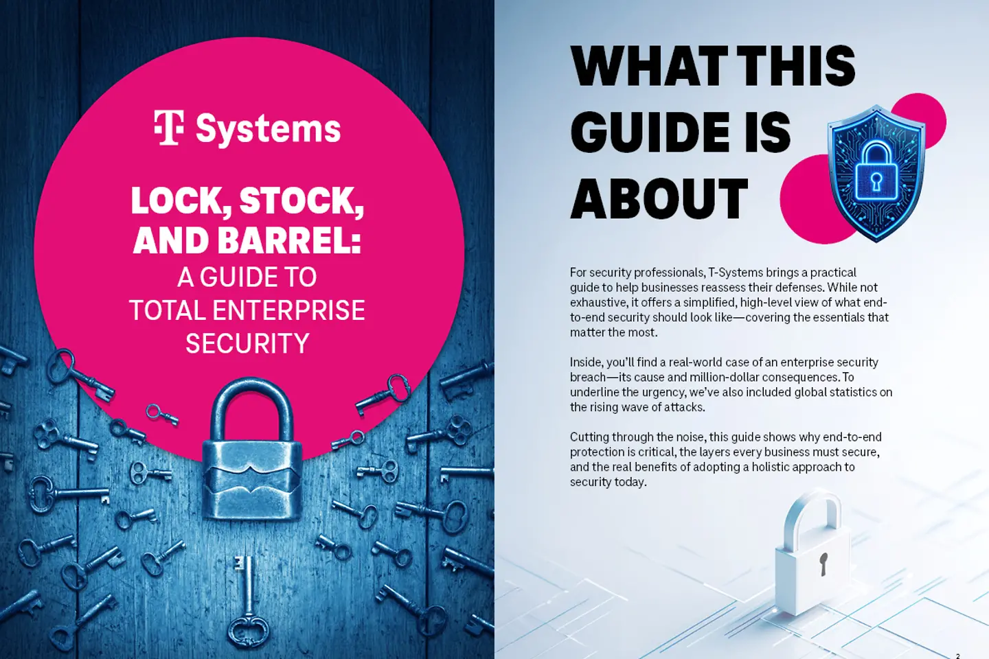 Portada y siguiente página como captura de pantalla del whitepaper «Blindaje, refuerzo y supervisión»