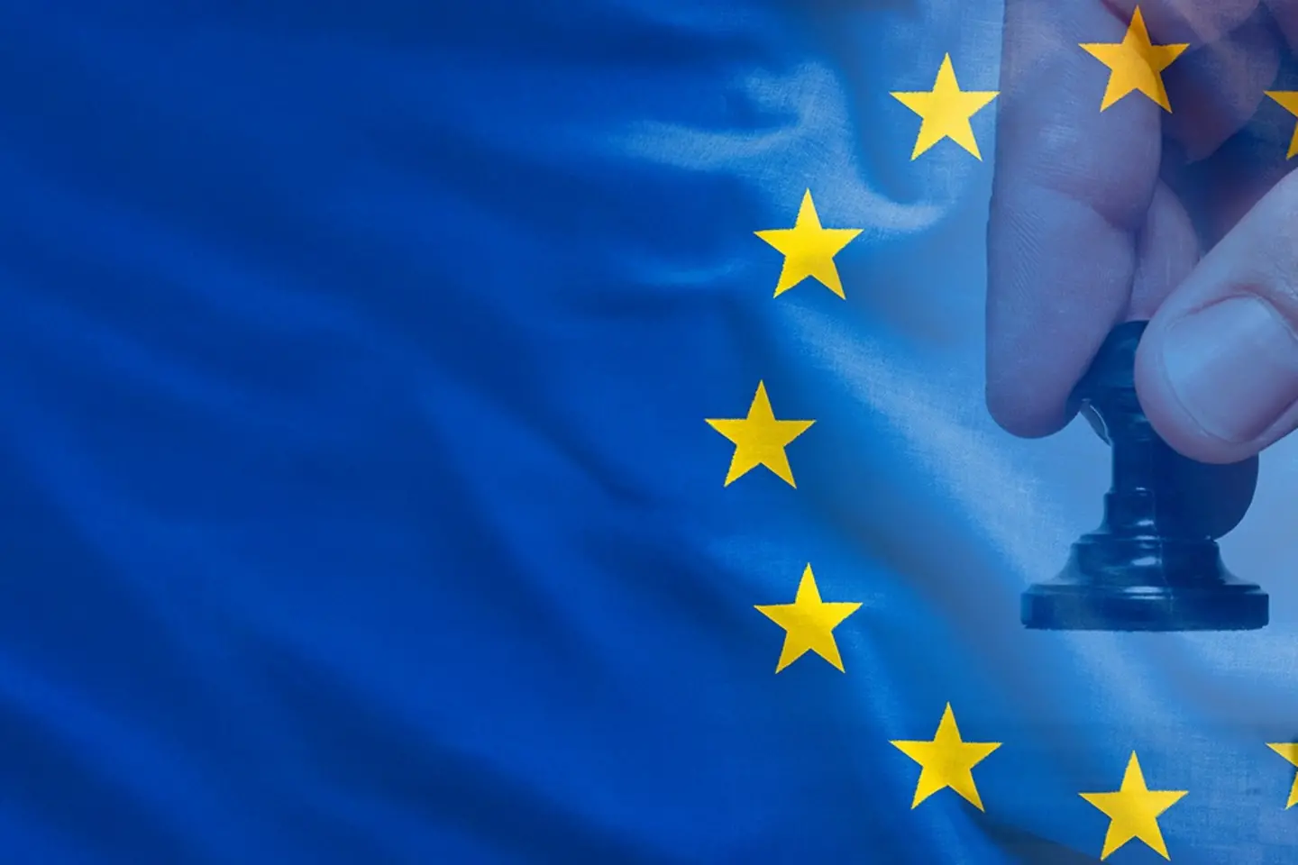 EU flag chess move concept