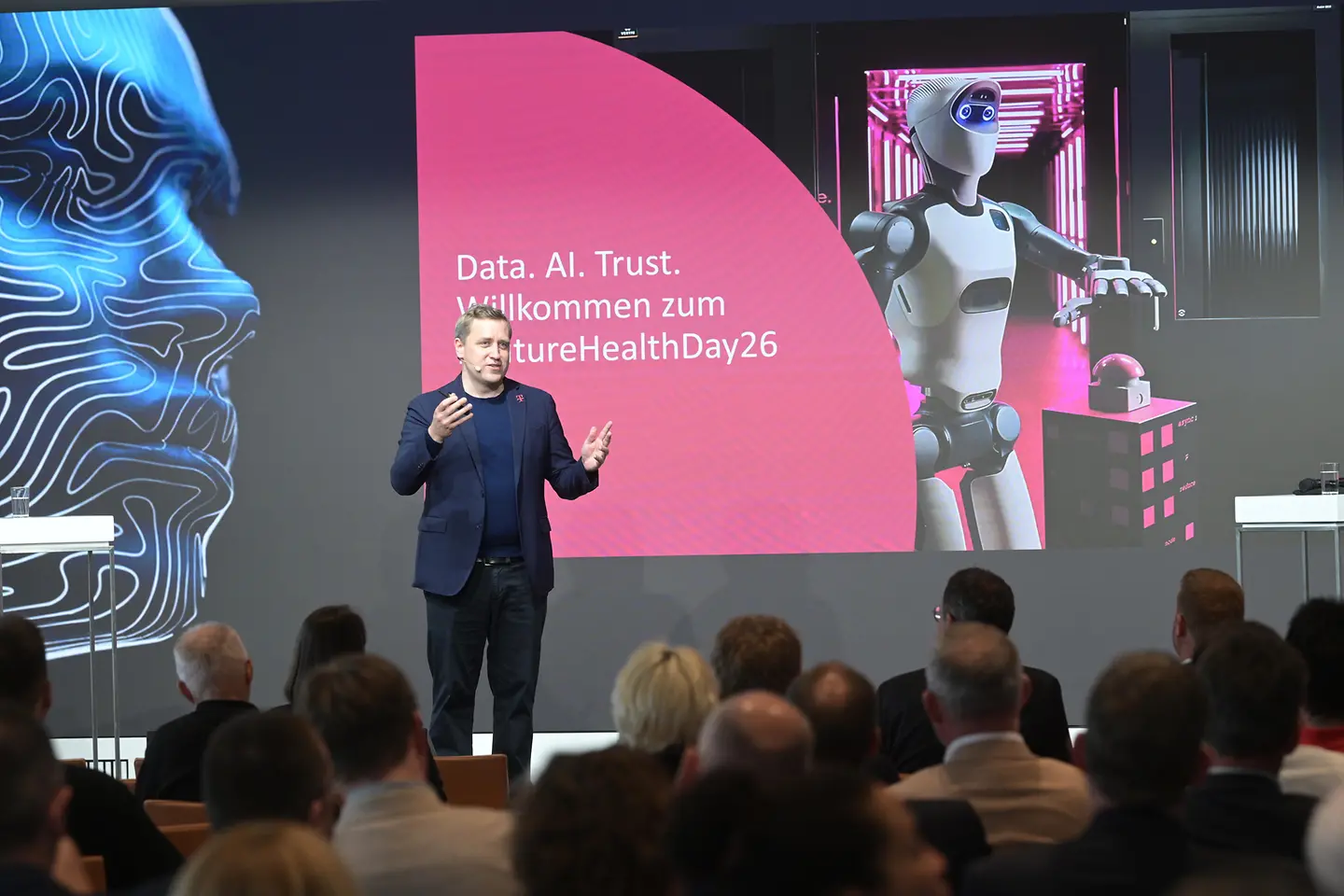 Gottfried Ludewig, Head of Public Sector and Health, at the opening of Future Health Day