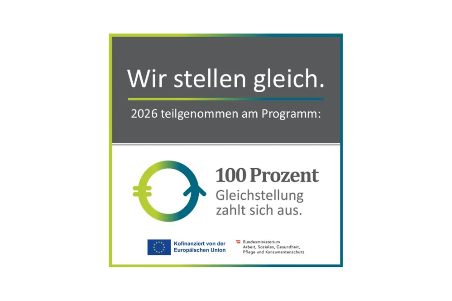 Wir stellen gleich Badge