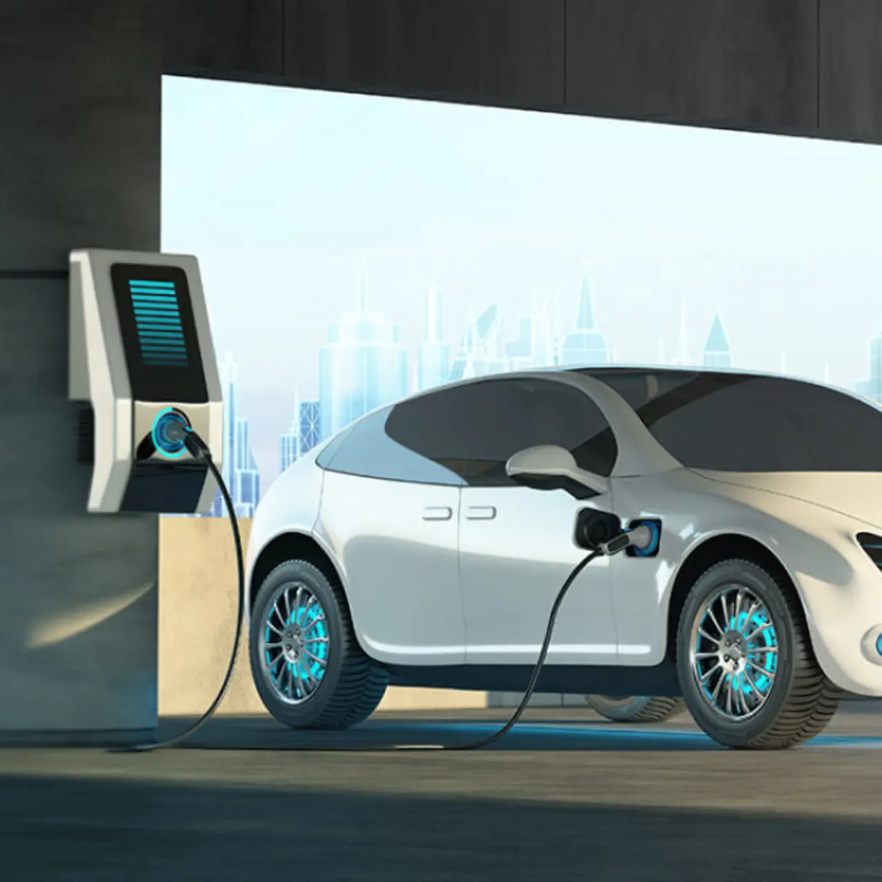 Laden von Elektroautos